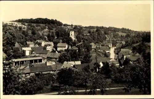 Ak Kraftsdorf in Thüringen, Ortsansicht