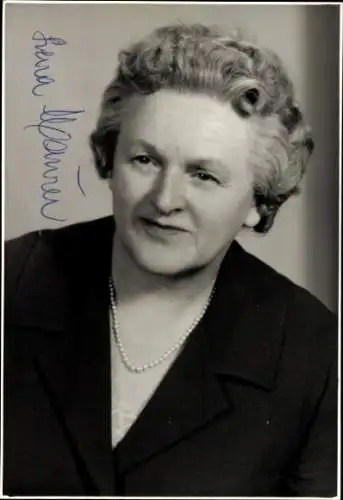 Ak Schauspielerin Lena Maurer, Portrait, Autogramm