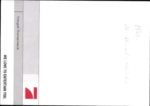 Ak Moderator Frank Mathee, Portrait, Autogramm