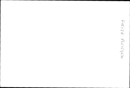 Ak Moderator Fritz Pleitgen, Portrait, Autogramm