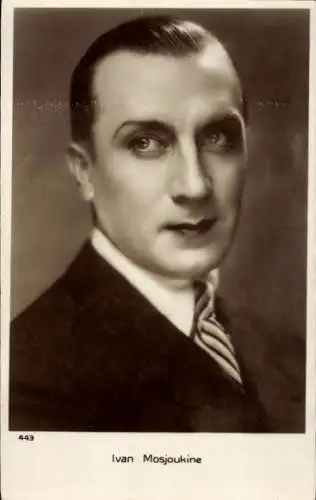 Ak Schauspieler Iwan Mosjukin, Portrait