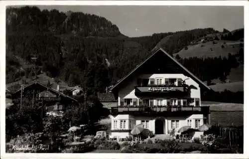 Foto Ak Kitzbühel in Tirol, Gasthaus Schweizerhof, Garten