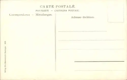 Ak Inden Kanton Wallis Schweiz, Gesamtansicht, Kirche