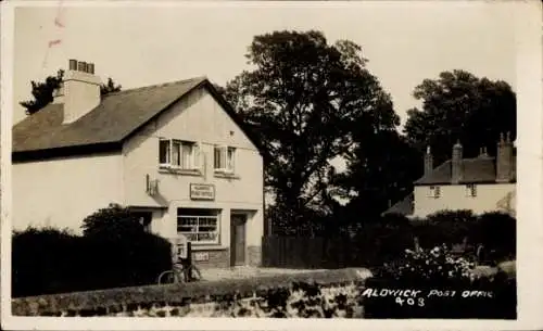 Foto Ak Aldwick Sussex England, Postamt