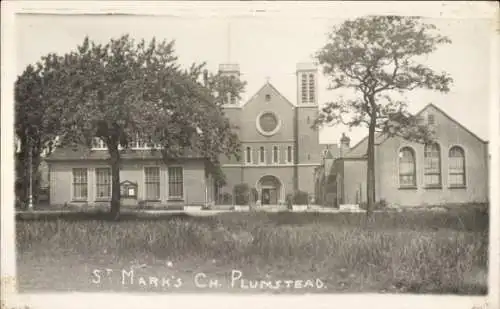 Foto Ak Plumstead London England, Kirche St. Mark