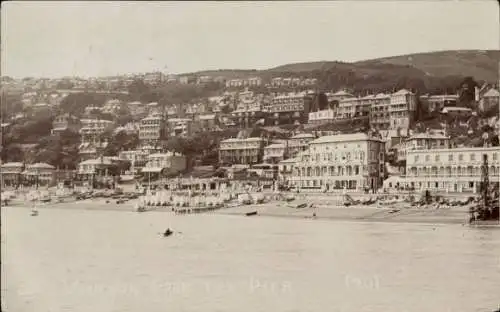 Foto Ak Ventnor Isle of Wight England, Gesamtansicht