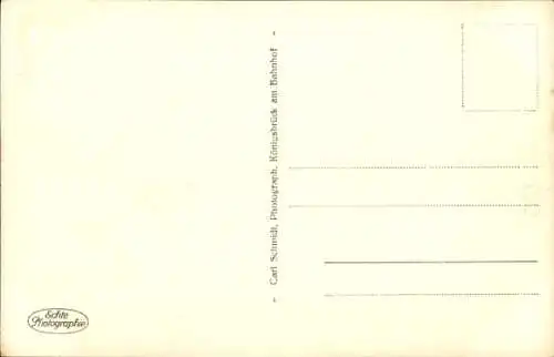 Ak Königsbrück in der Oberlausitz, Straßenpartie