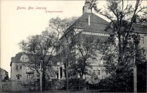 Ak Borna in Sachsen, Realgymnasium