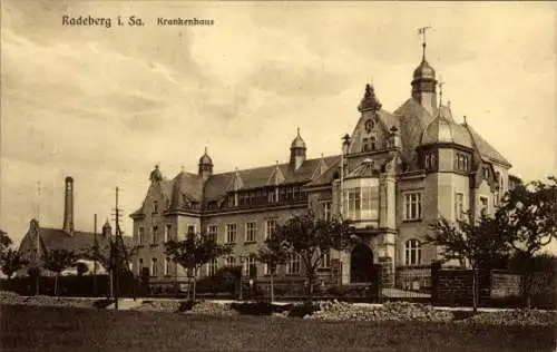 Ak Radeberg in Sachsen, Krankenhaus