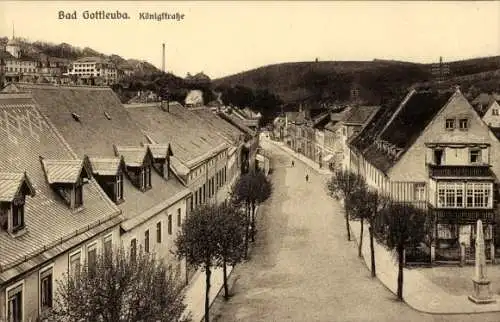 Ak Bad Gottleuba in Sachsen, Königstraße