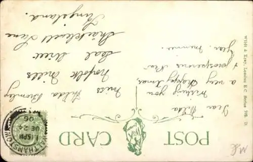 Ak Vier kleine Katzen, Playtime