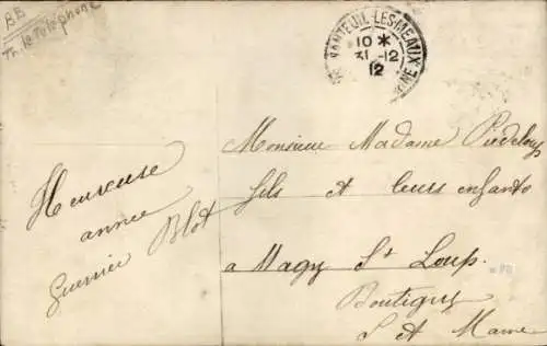 Ak Frau beim Telefonieren