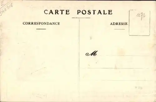 Künstler Ak La Reponse de La Dame, Le President, Justice, ne voulant pas que Joseph