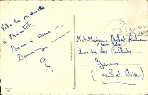 Künstler Ak Marten, Charles, Frau mit Paketen, Strümpfe, Erotik, Beine