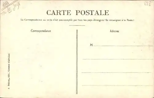 Ak Normandie, Paar in Tracht, Dominos