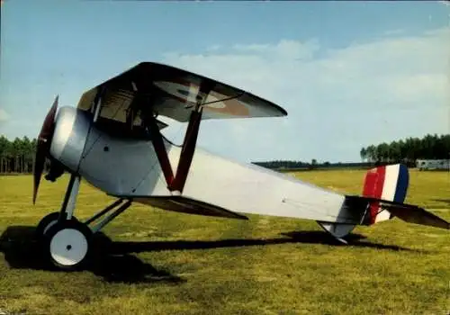 Ak Französisches Militärflugzeug Nieport II 1915