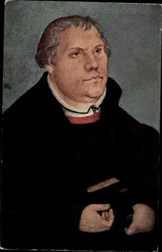 Künstler Ak Cranach, Lucas d. J., Reformator Martin Luther, Portrait