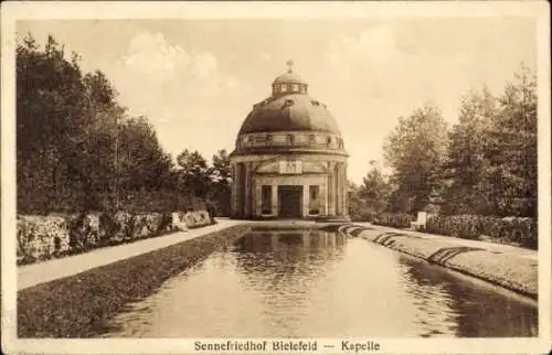 Ak Senne Bielefeld in Nordrhein Westfalen, Sennefriedhof, Kapelle