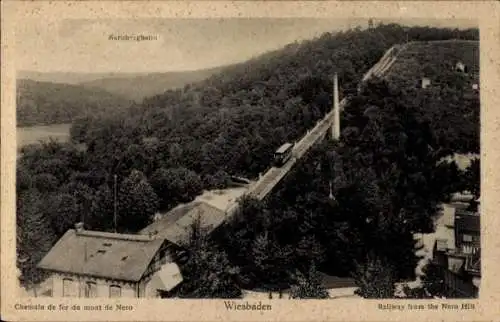 Ak Wiesbaden in Hessen, Neroberg, Nerobergbahn