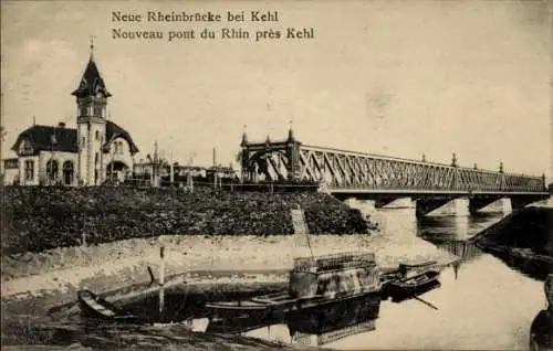 Ak Kehl am Rhein, Neue Rheinbrücke