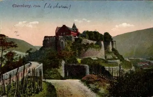 Ak Bad Münster am Stein Ebernburg, Teilansicht