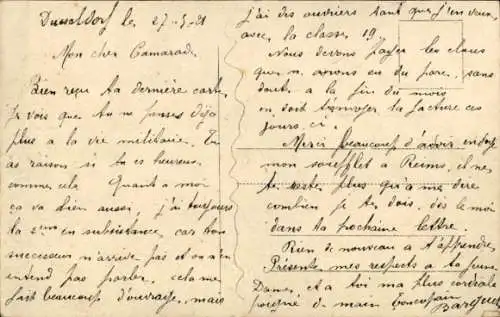 Ak Düsseldorf am Rhein, Vater Rhein