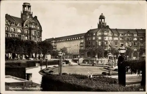 Ak Mannheim in Baden, Friedrichsplatz