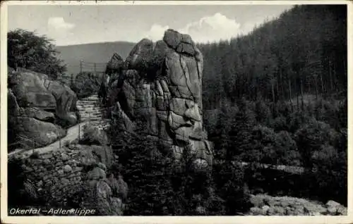 Ak Oker Goslar am Harz, Okertal, Adlerklippe