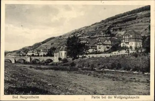 Ak Bad Mergentheim in Tauberfranken, Wolfgangskapelle