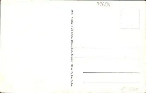 Ak Marlen Kehl am Rhein, Kirche, Hauptstraße, Handlung Kern