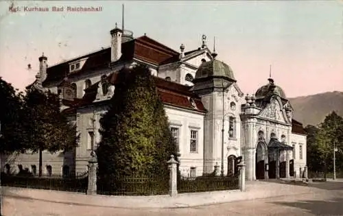 Ak Bad Reichenhall in Oberbayern, königliches Kurhaus