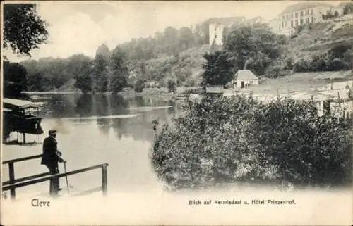 Ak Kleve am Niederrhein, Kermisdaal, Hotel Prinzenhof