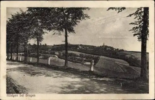 Ak Rödgen Obersdorf Wilnsdorf im Siegerland, Panorama, Gasthof Sommerfrische