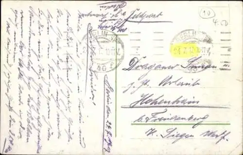 Ak Berlin Charlottenburg, Kaiser Wilhelm Gedächtniskirche, Tauentzienstraße