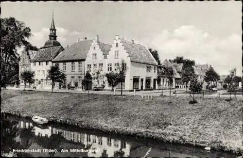 Ak Friedrichstadt an der Eider Nordfriesland, Mittelburgwall