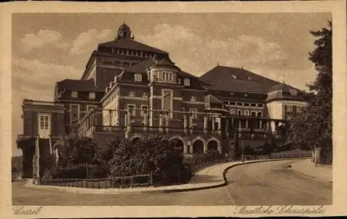 Ak Cassel Kassel in Hessen, Staatlicher Schaupiele, Gebäude