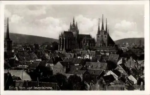 Ak Erfurt in Thüringen, Dom, Severikirche