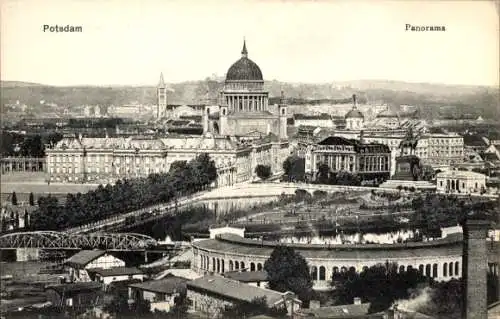 Ak Potsdam in Brandenburg, Blick über die Stadt, Panorama