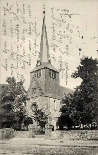 Ak Jüterbog, Liebfrauenkirche, Vorplatz, Straße