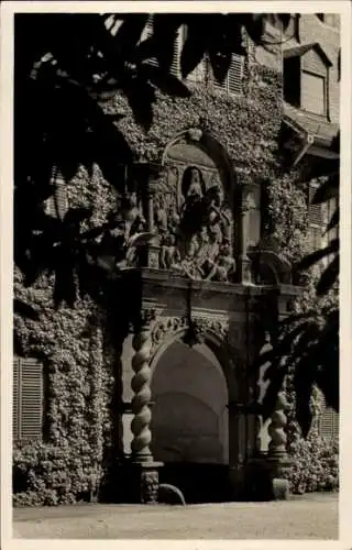 Ak Bad Homburg vor der Höhe, Blick auf das Schlossportal