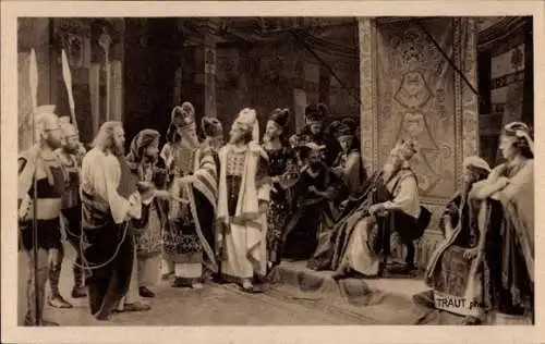 Ak Oberammergau in Oberbayern, Passionsspiele 1922, Jesus vor Herodes