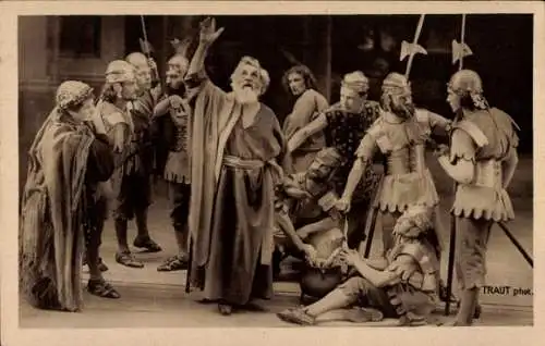 Ak Oberammergau in Oberbayern, Passionsspiele 1922, Verleugnung Jesu