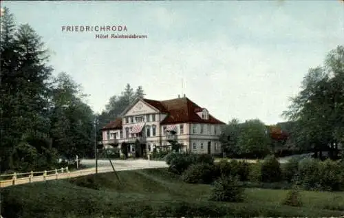 Ak Friedrichroda im Thüringer Wald, Hotel Reinhardsbrunn