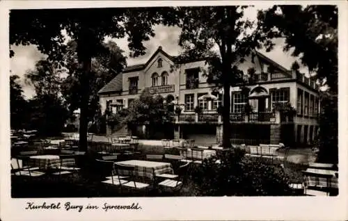 Ak Burg im Spreewald, Das Kurhotel Burg im Spreewald.