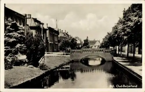 Ak Oud Beijerland Südholland, Bijl, Brug