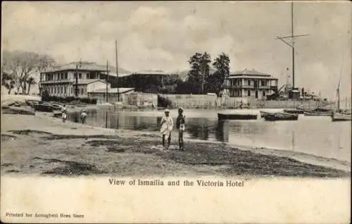 Ak Ismailia Ägypten, Victoria Hotel