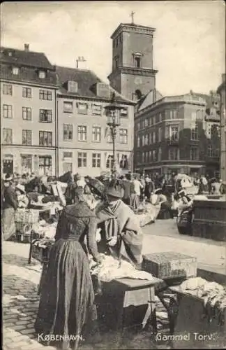 Ak Kopenhagen Dänemark, Gammel Torv