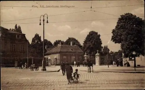 Ak Wien 7 Neubau, Schönbrunn Meidlinger Tor