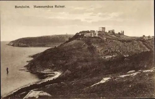 Ak Bornholm Dänemark, Hammershus Ruiner