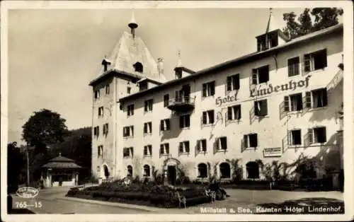 Ak Millstatt am See Kärnten, Hotel Lindenhof